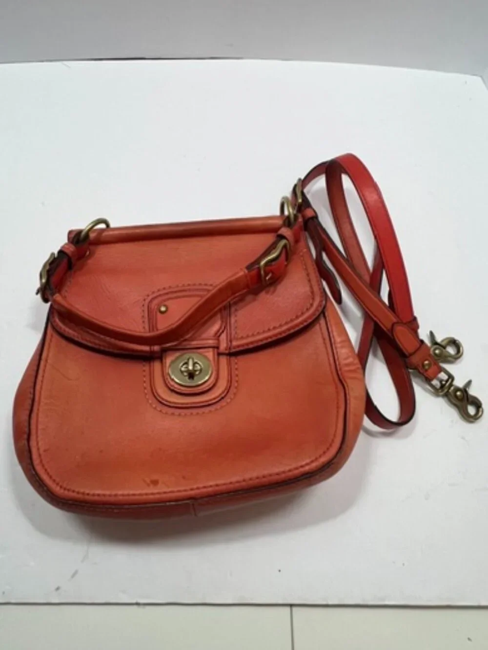 Coach 19132 Willis 70th Anniversary Limited Edition Crossbody Vermillion Rare